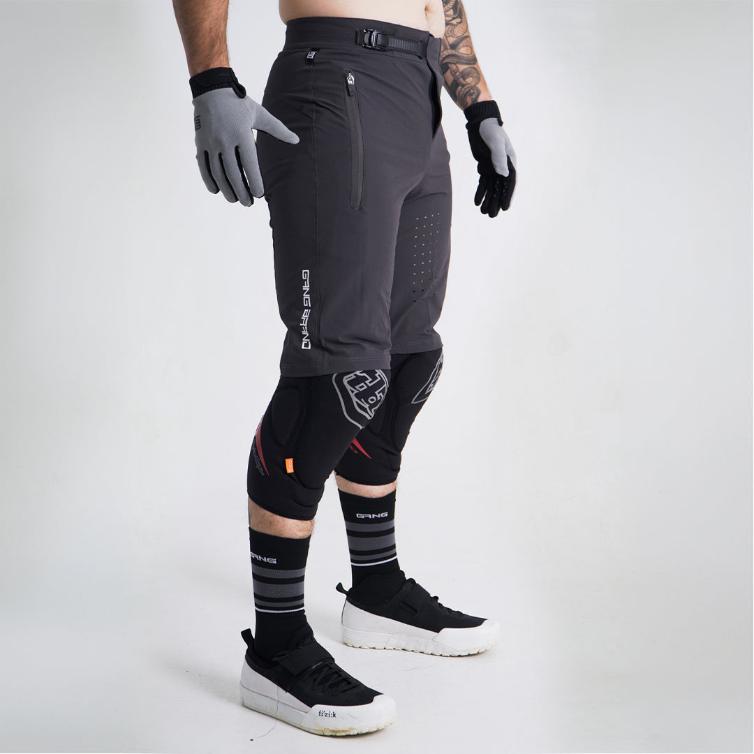 Short GangBrand Ciclismo Enduro/All Mountain Gris