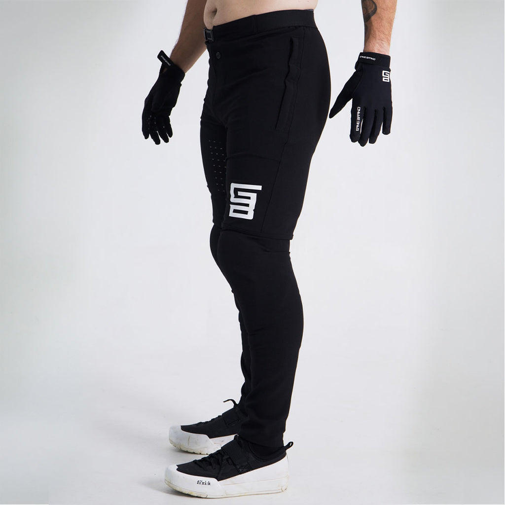 Pantalón GangBrand MTB Downhill/Enduro Clásico Negro