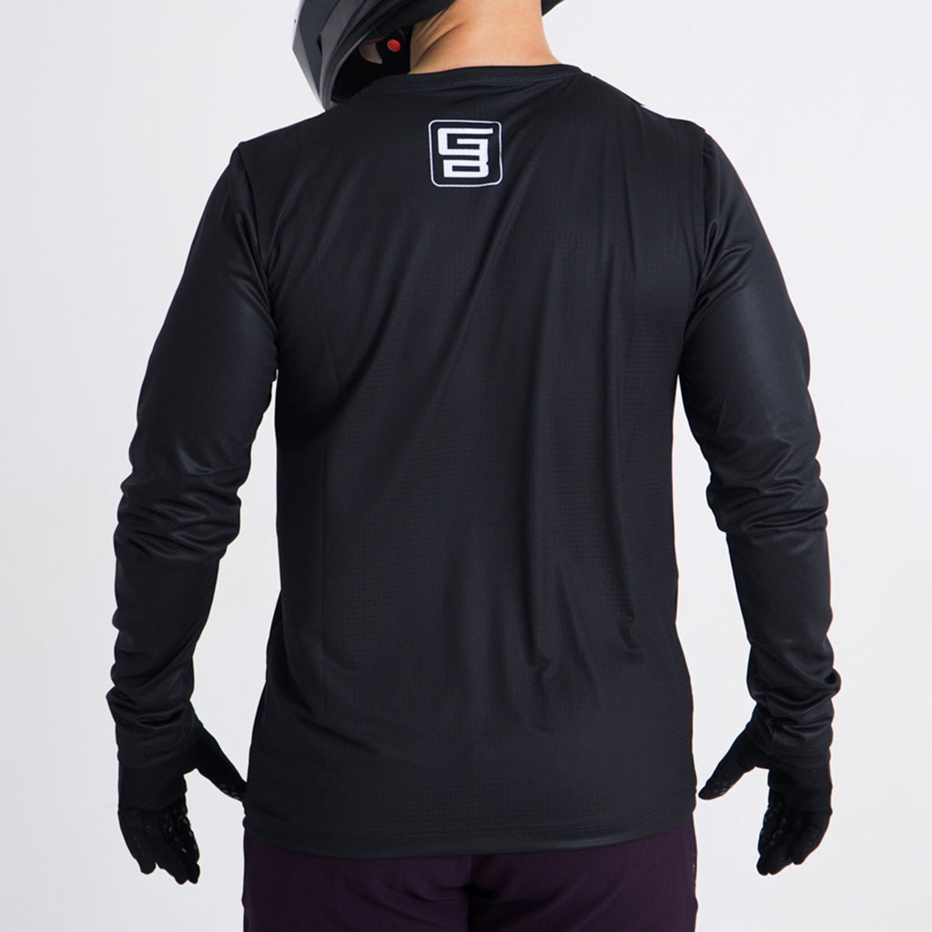 Jersey GangBrand MTB Manga Larga Negro