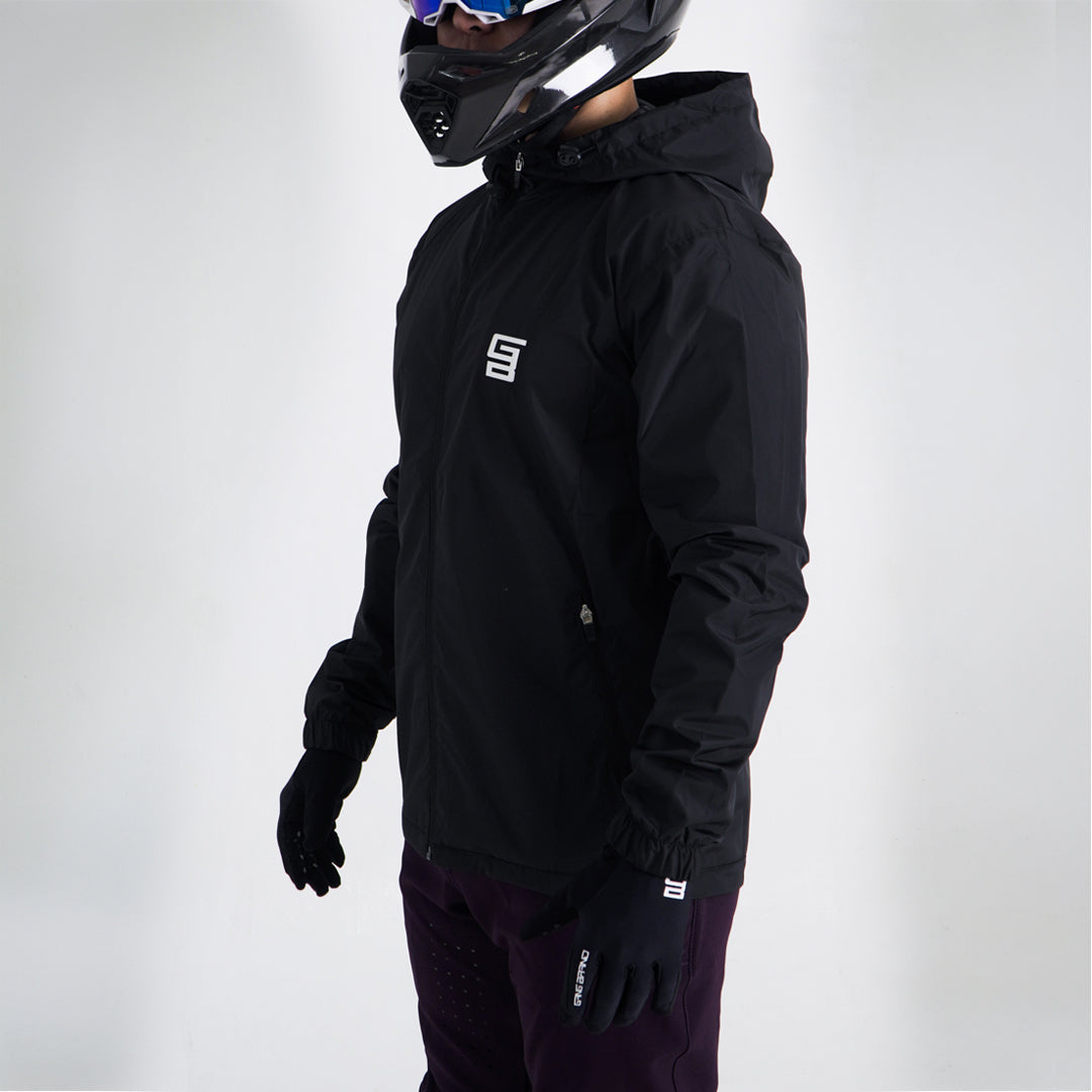 Chamarra Impermeable GangBrand Negro