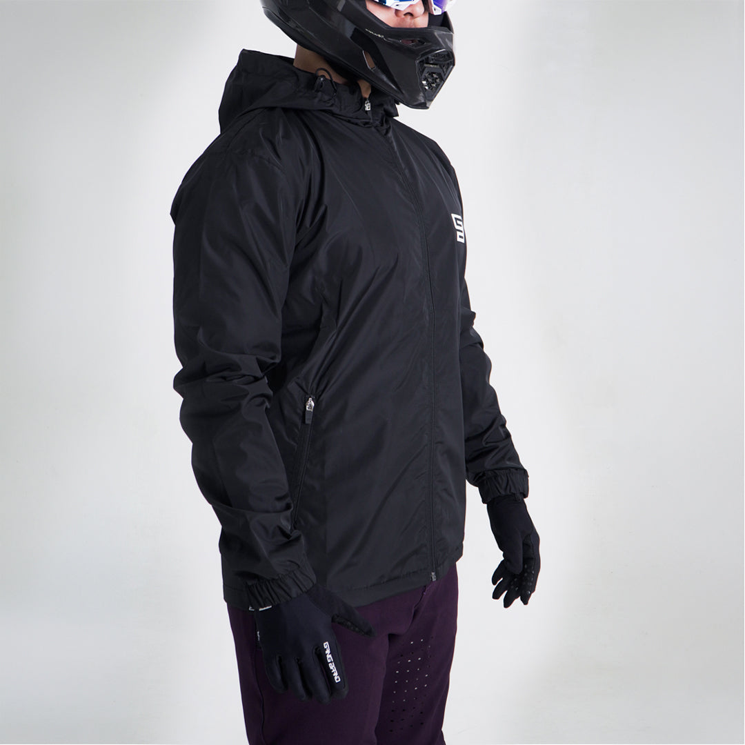 Chamarra Impermeable GangBrand Negro