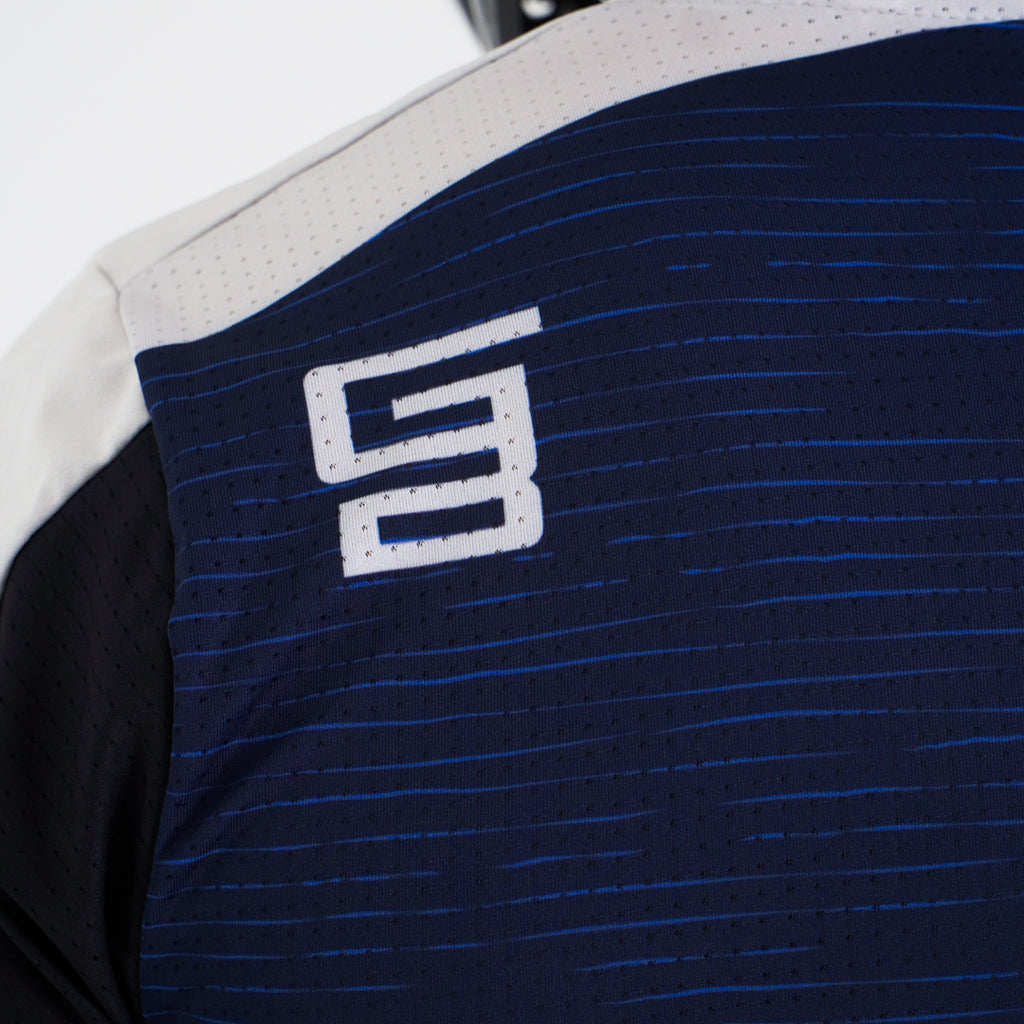 Jersey Gangbrand MTB Manga Larga Azul