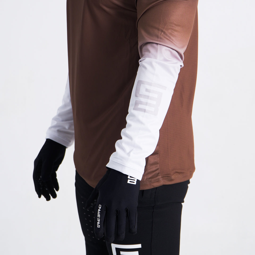 Jersey GangBrand MTB Manga Larga Café Degradado