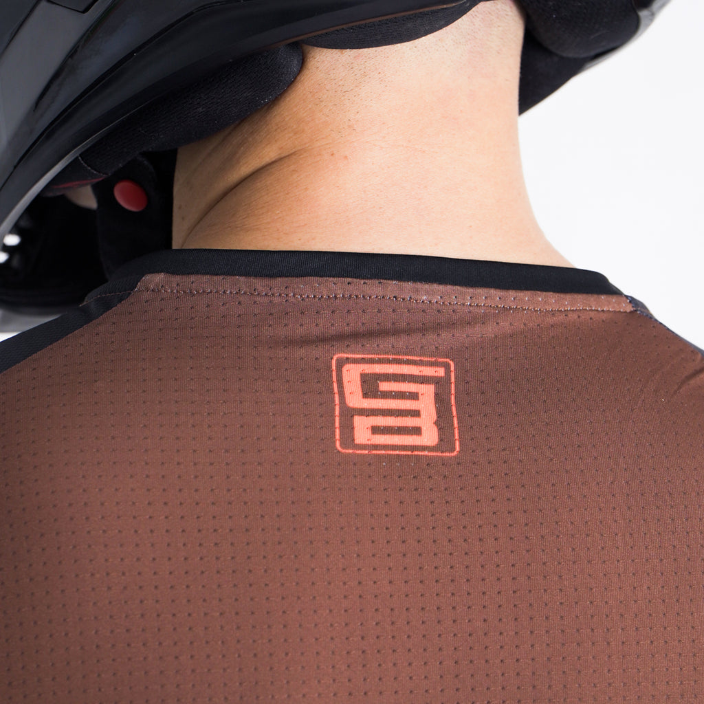 Jersey GangBrand MTB Manga Larga Café Degradado