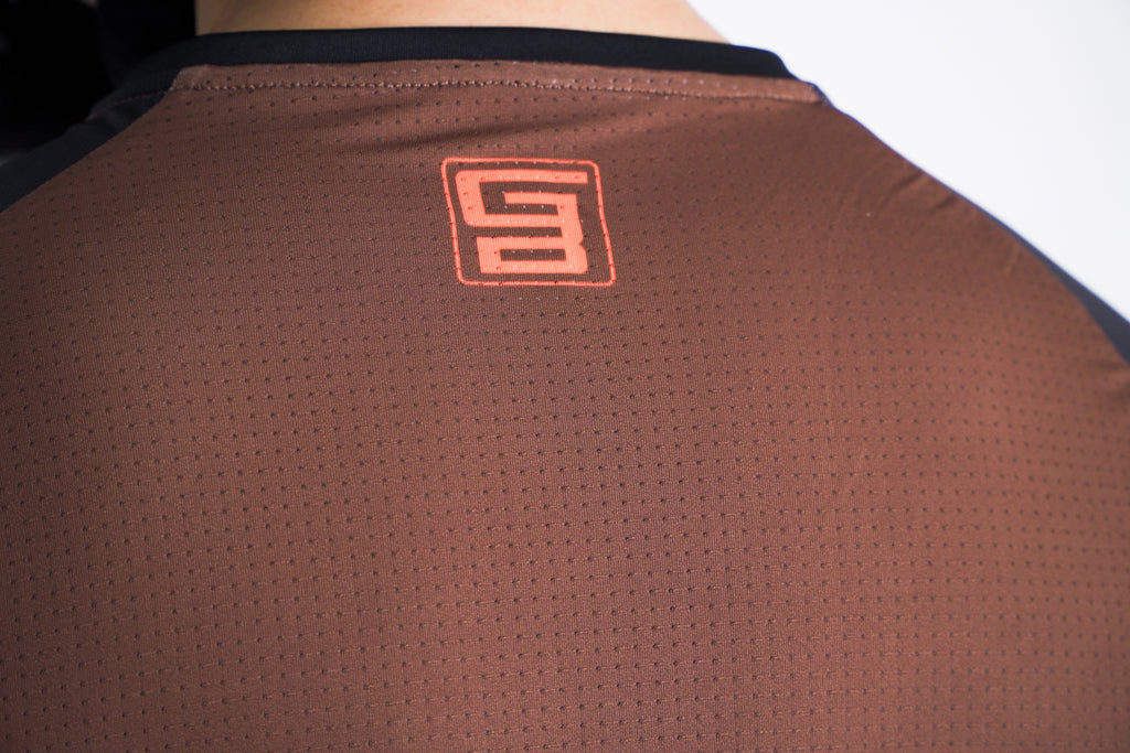 Jersey GangBrand MTB Manga Larga Café Degradado