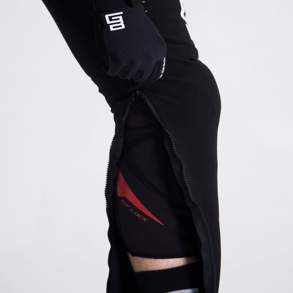 Pantalón GangBrand MTB Downhill/Enduro Clásico Negro