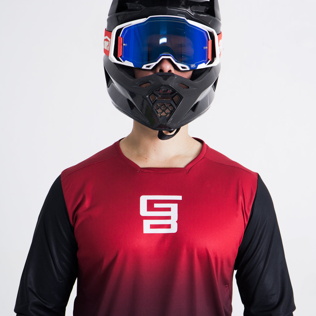 Jersey GangBrand MTB Manga Larga Tinto