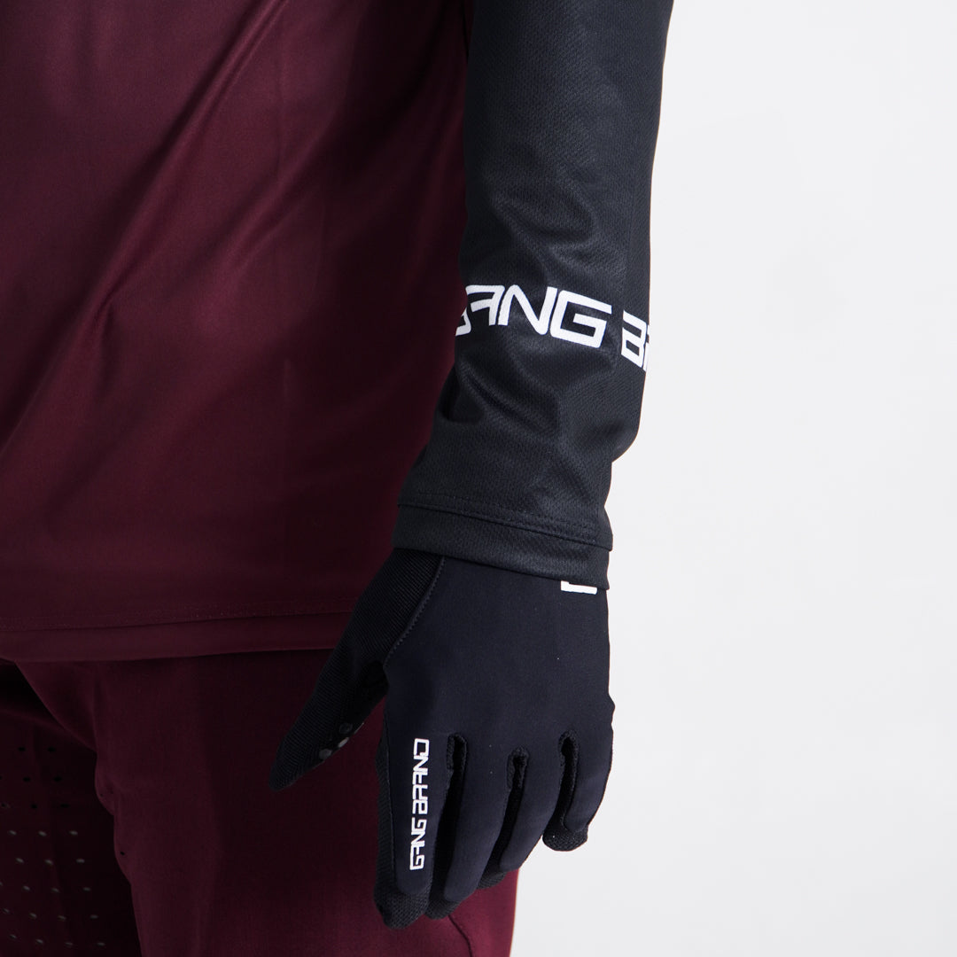 Jersey GangBrand MTB Manga Larga Tinto