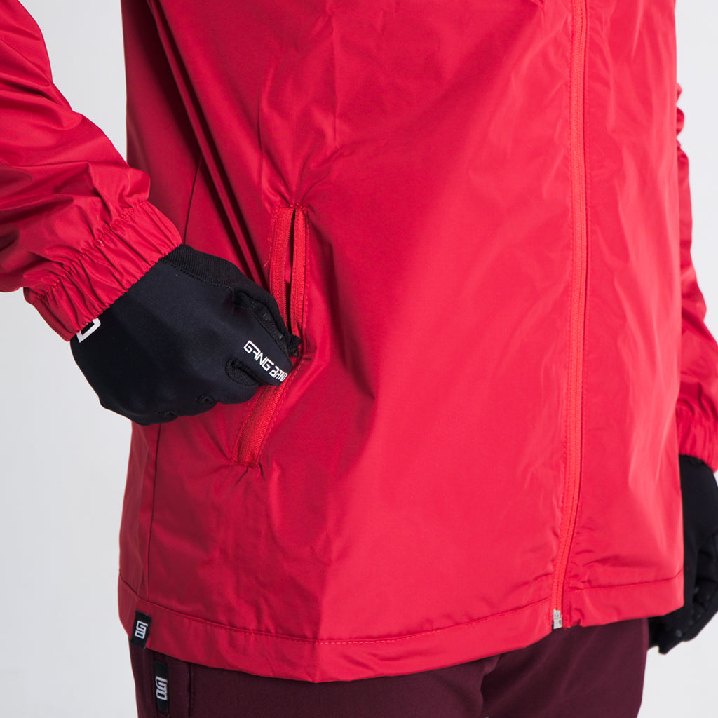 Chamarra Impermeable GangBrand Rojo