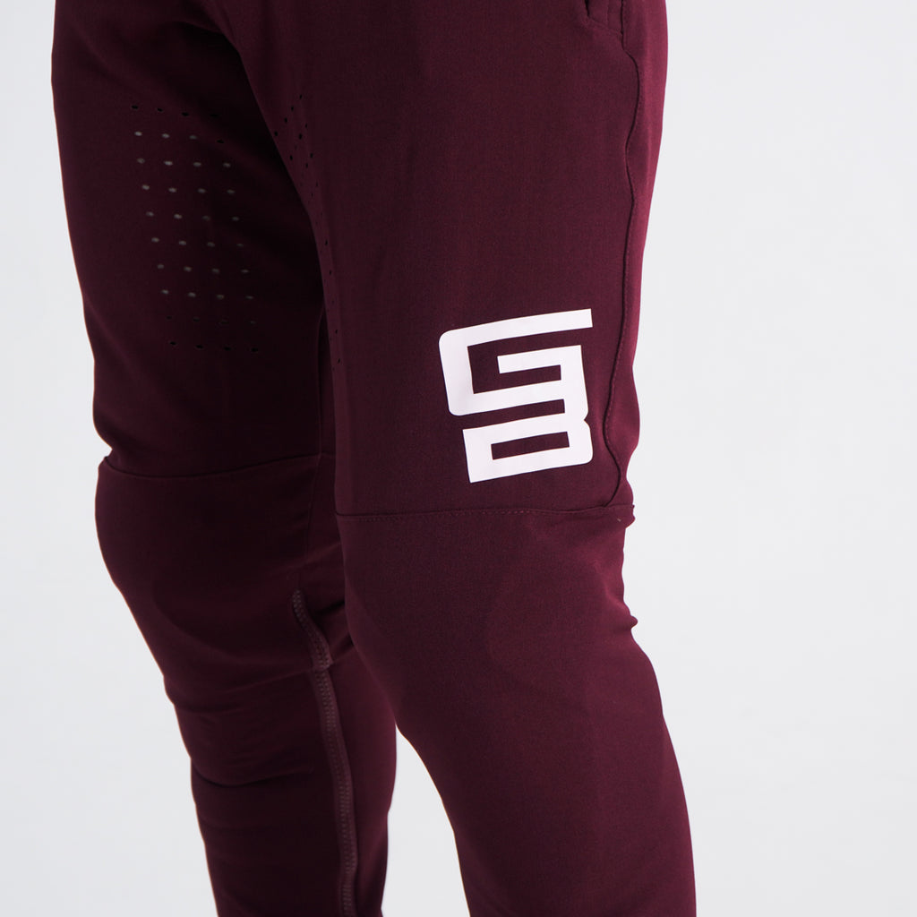 Pantalón GangBrand MTB Downhill/Enduro Clásico Tinto