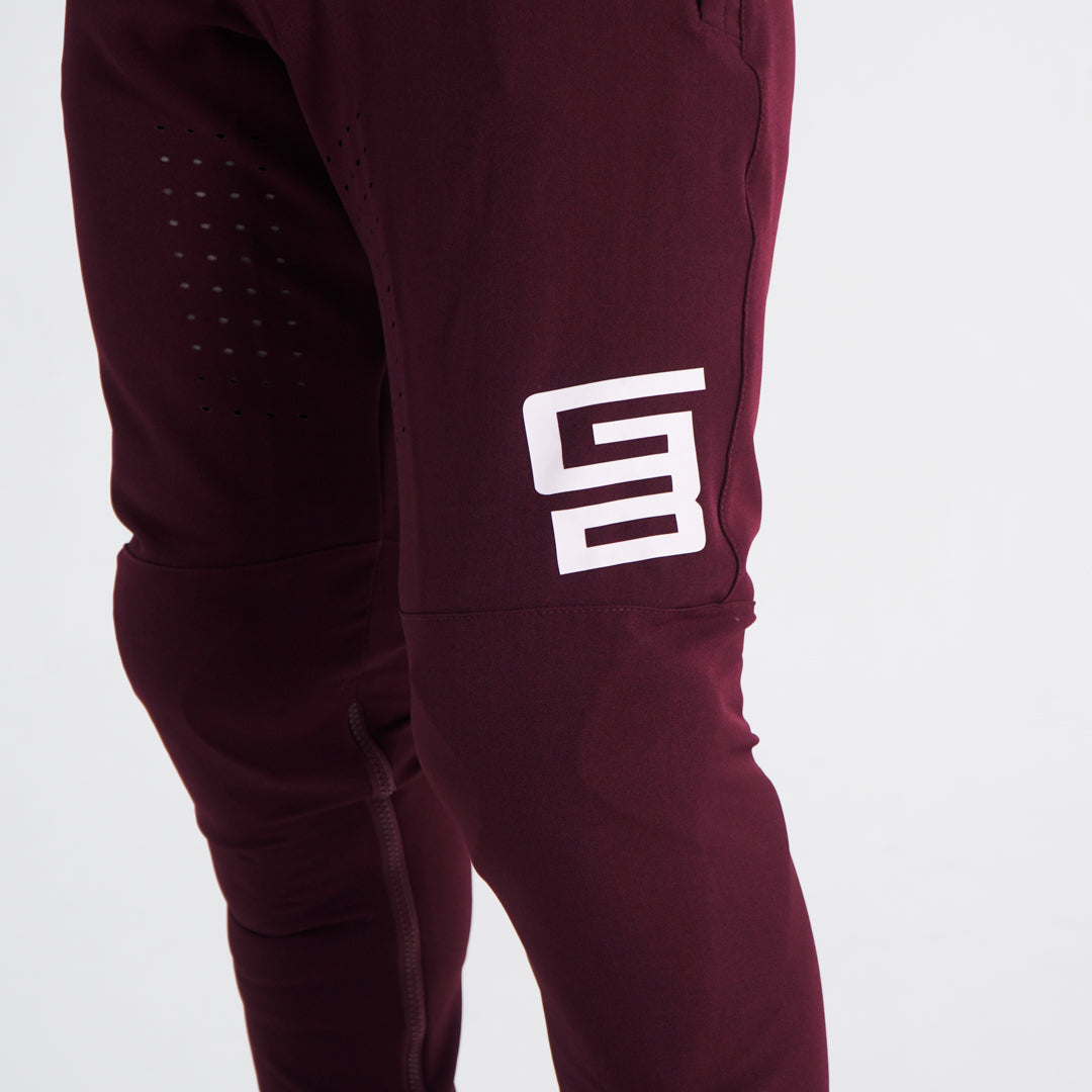 Pantalón GangBrand MTB Downhill/Enduro Clásico Tinto
