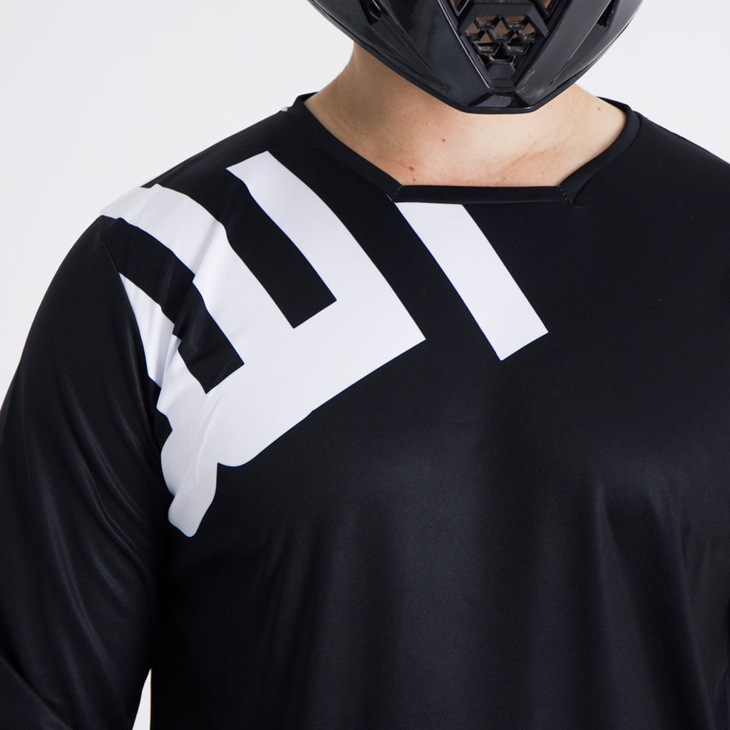 Jersey GangBrand MTB Manga Larga Negro