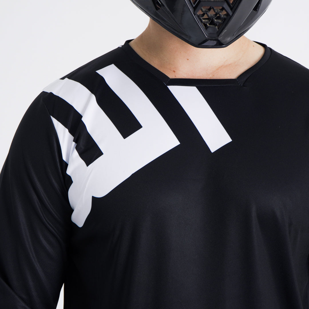 Jersey GangBrand MTB Manga Larga Negro