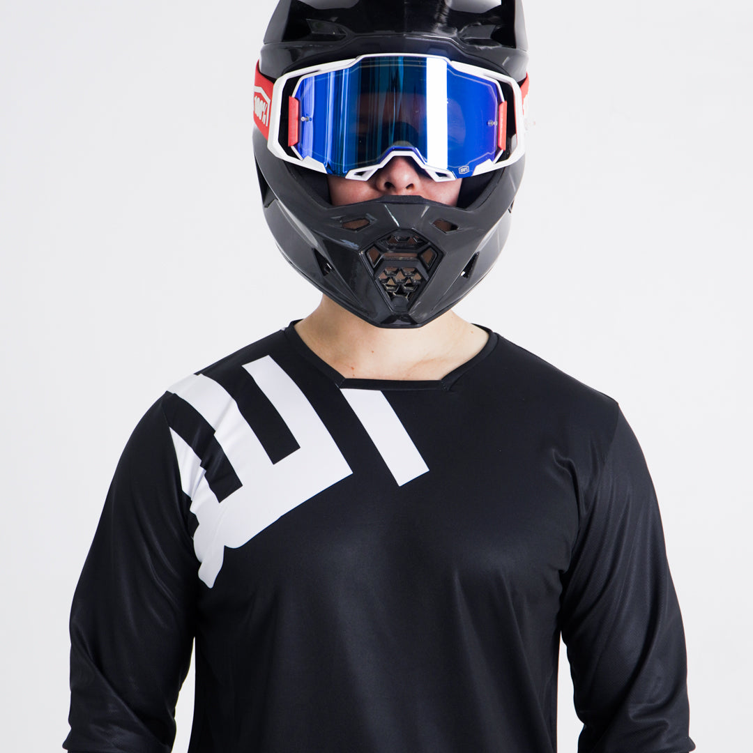 Jersey GangBrand MTB Manga Larga Negro