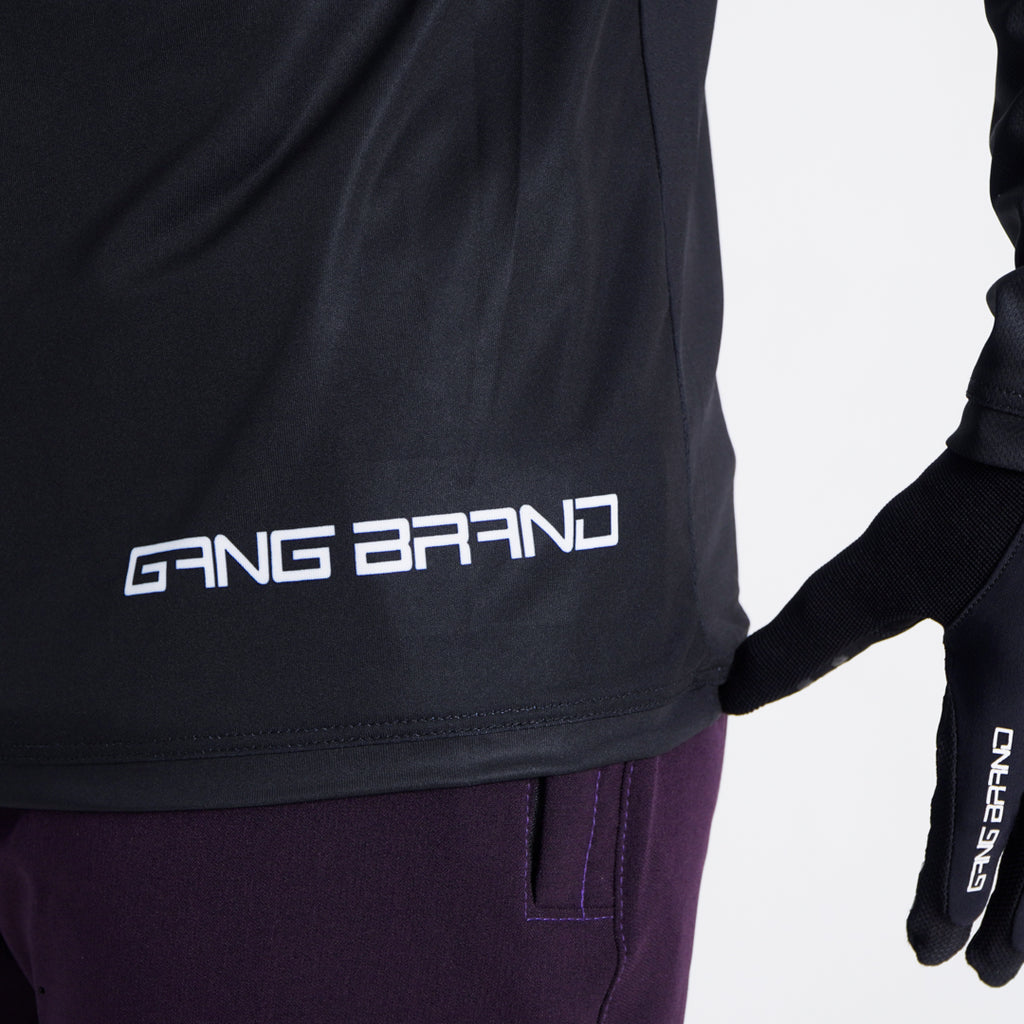 Jersey GangBrand MTB Manga Larga Negro