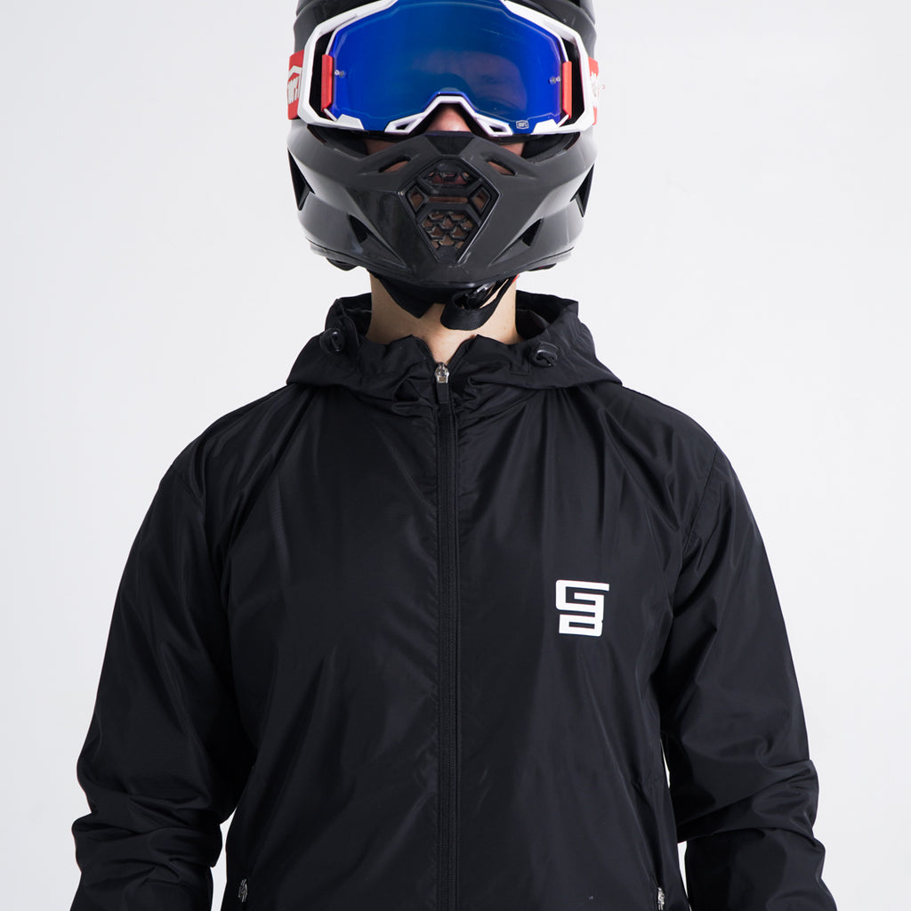 Chamarra Impermeable GangBrand Negro