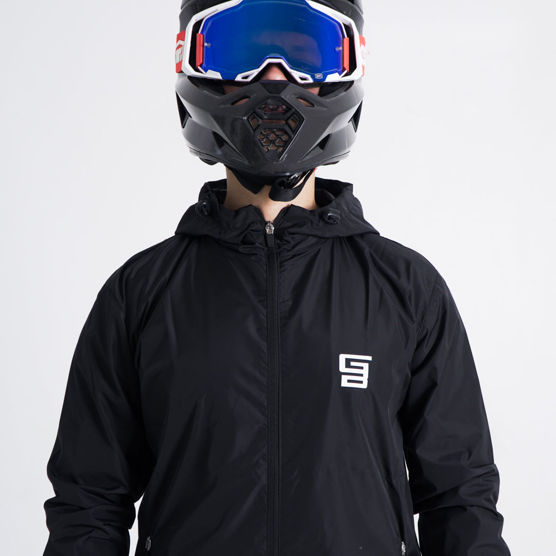 Chamarra Impermeable GangBrand Negro