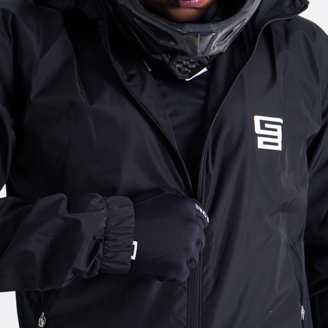 Chamarra Impermeable GangBrand Negro