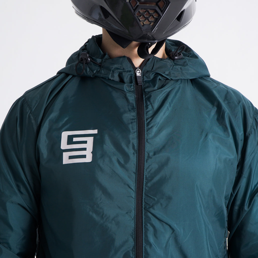 Rompevientos GangBrand Pocket Verde