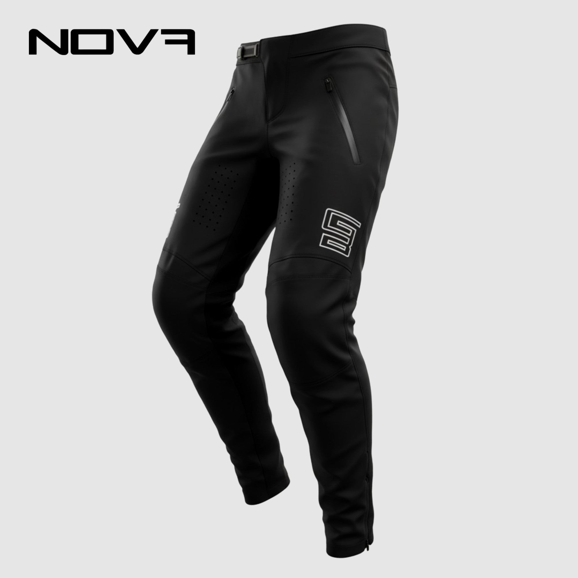 Pantalón GangBrand MTB Downhill/Enduro Nova Negro
