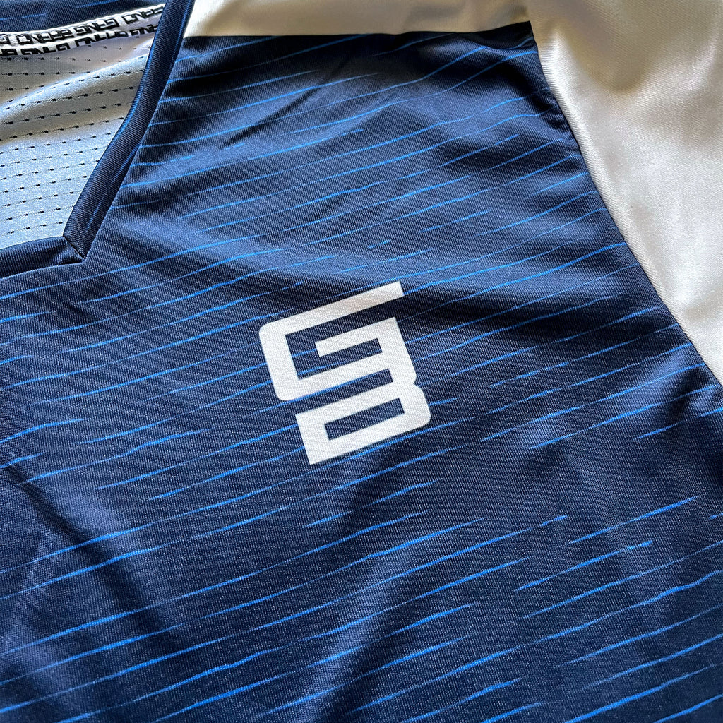 Jersey Gangbrand MTB Manga Larga Azul