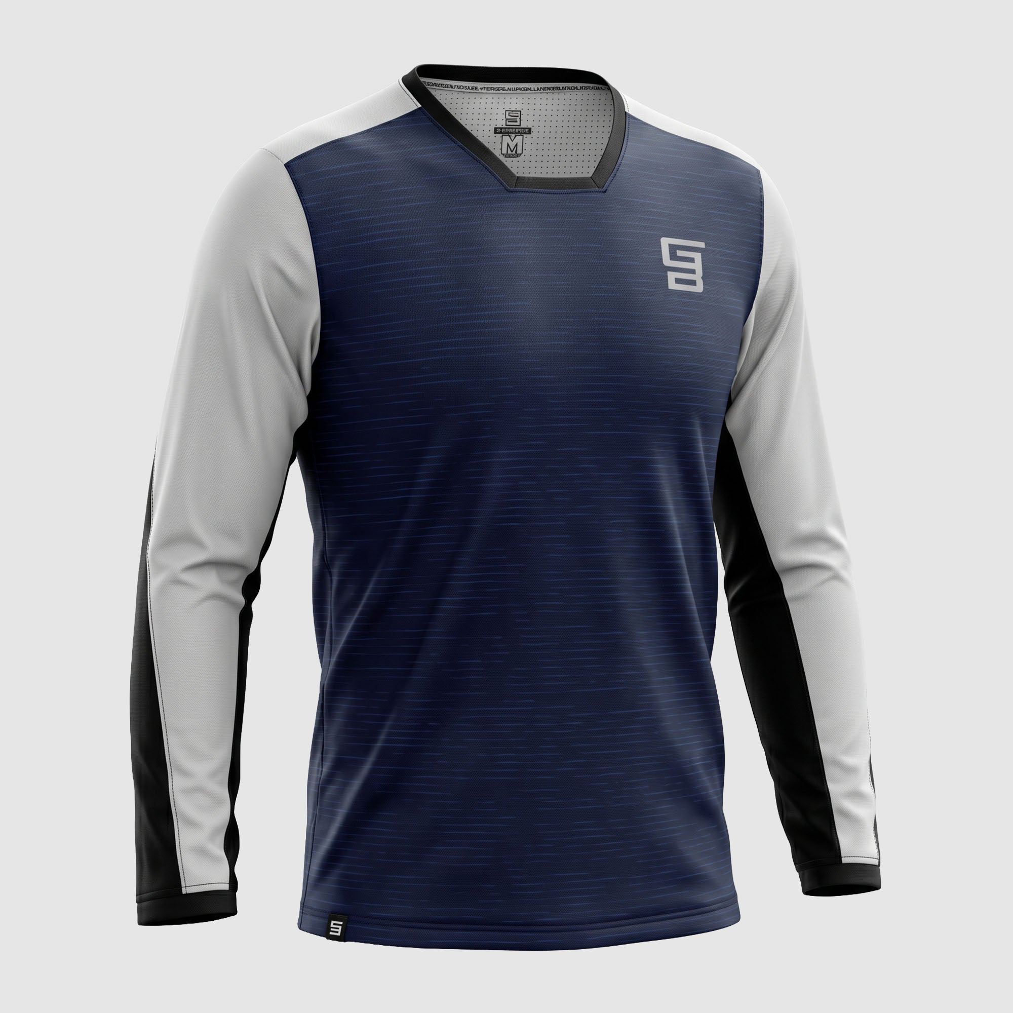 Jersey Gangbrand MTB Manga Larga Azul