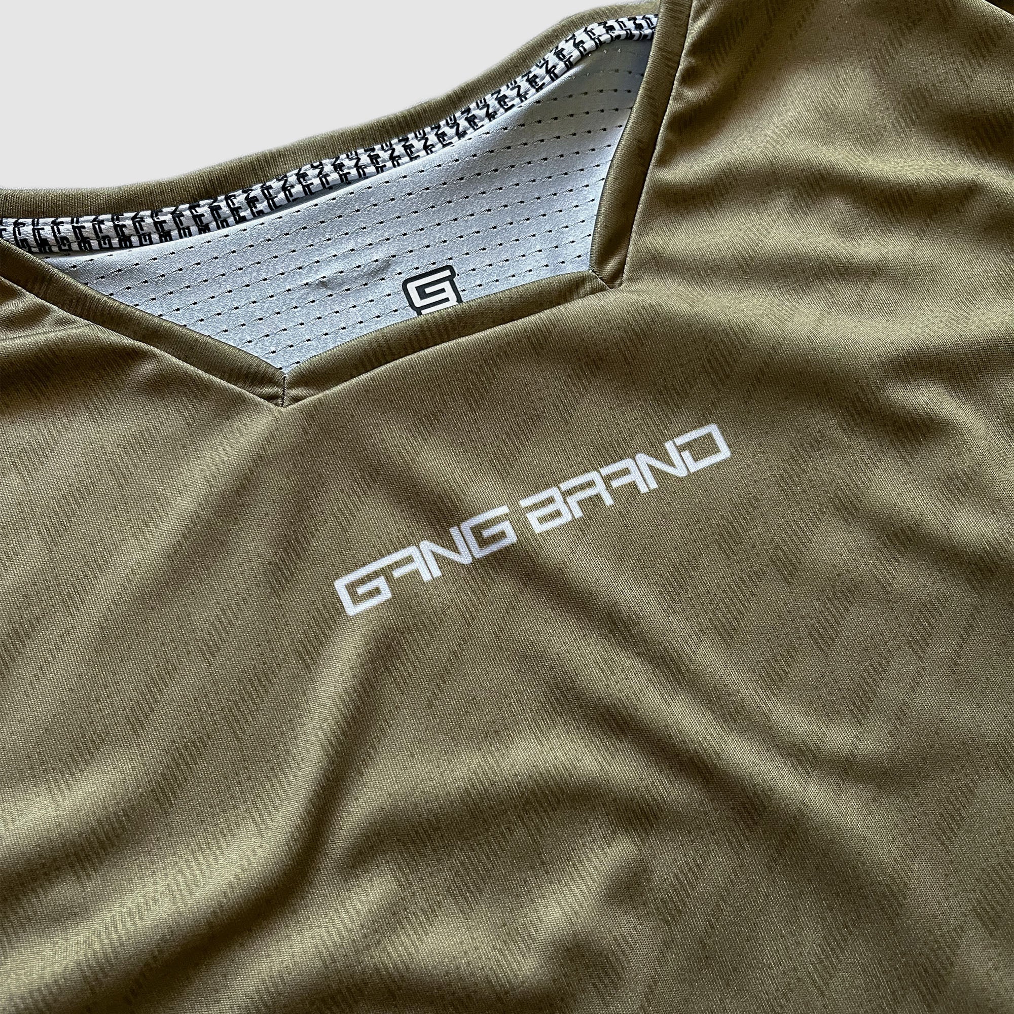 Jersey Gangbrand MTB Manga Larga Café
