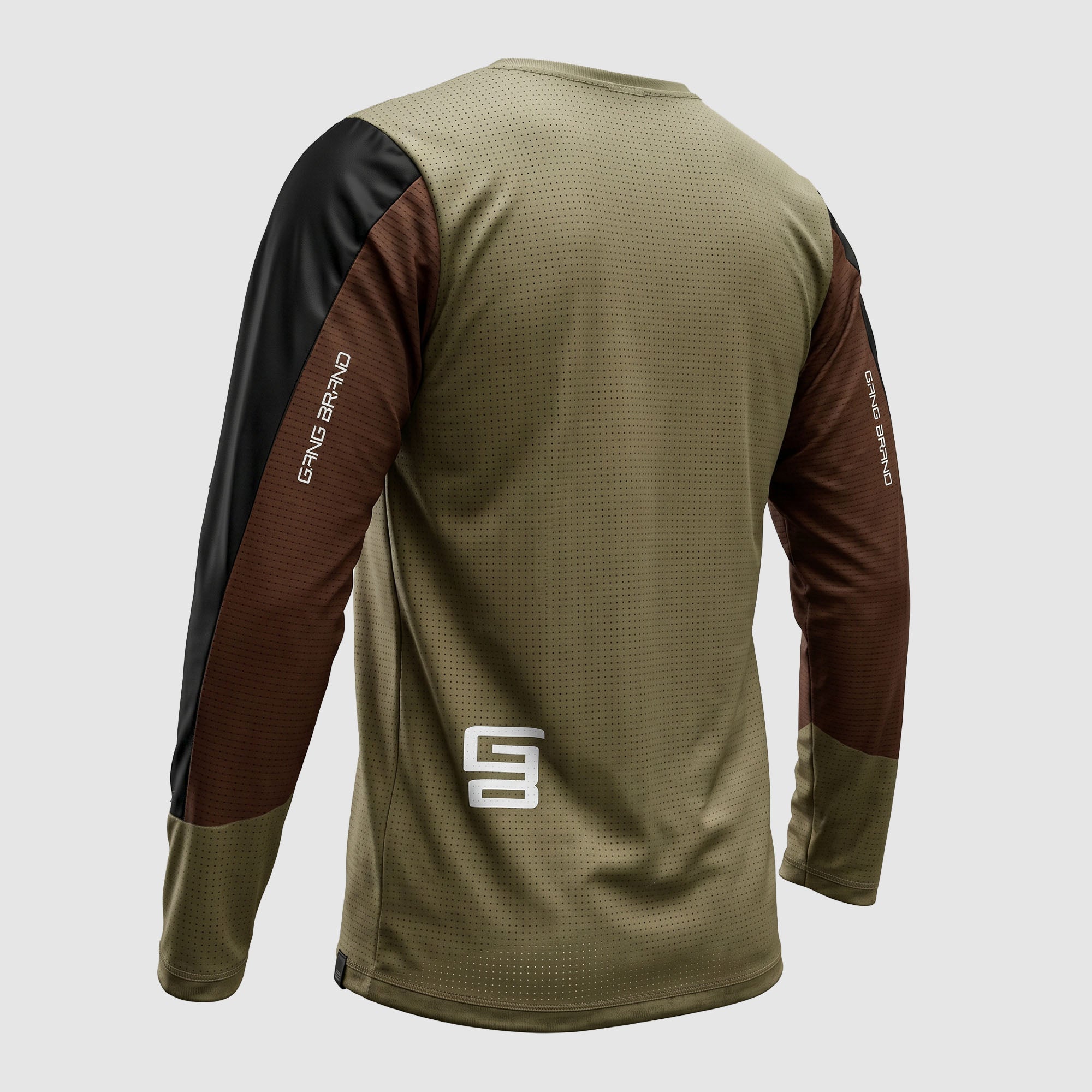 Jersey Gangbrand MTB Manga Larga Café