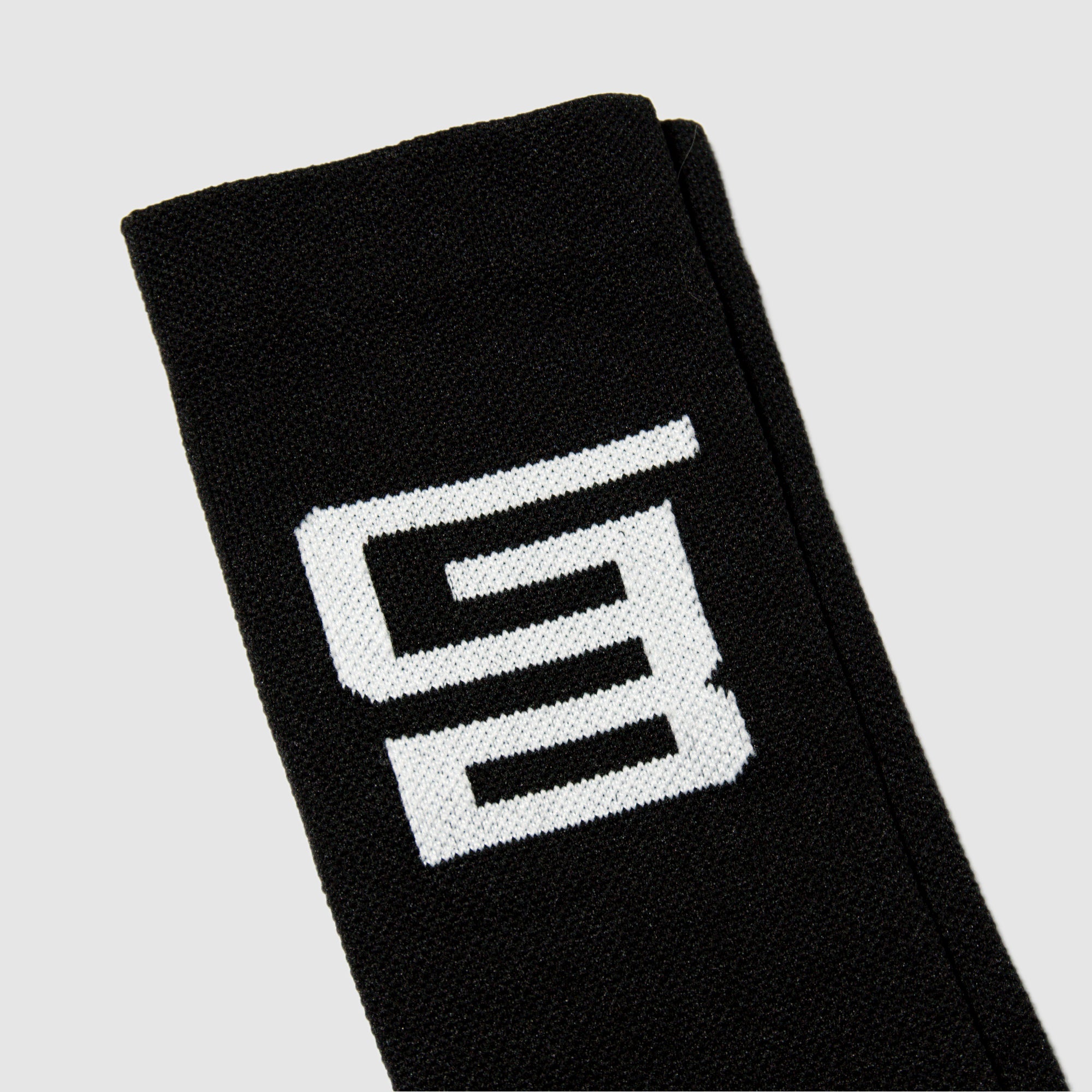 Calceta GangBrand de Compresión Ciclismo Logo Blanco