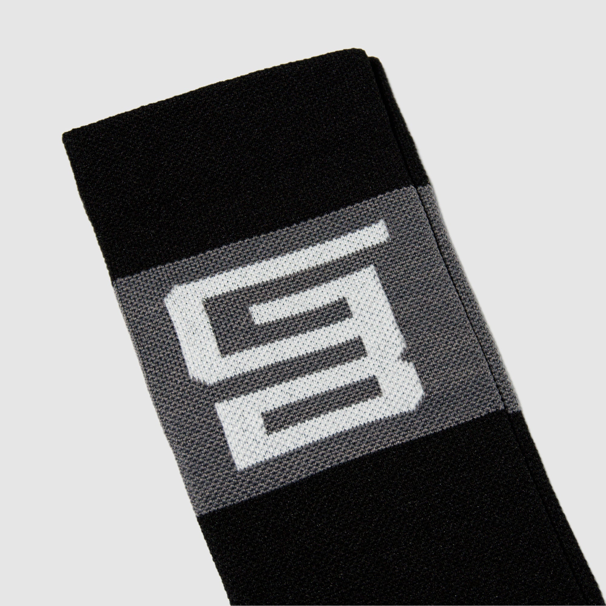 Calcetas GangBrand de Compresión Logo Blanco con Gris