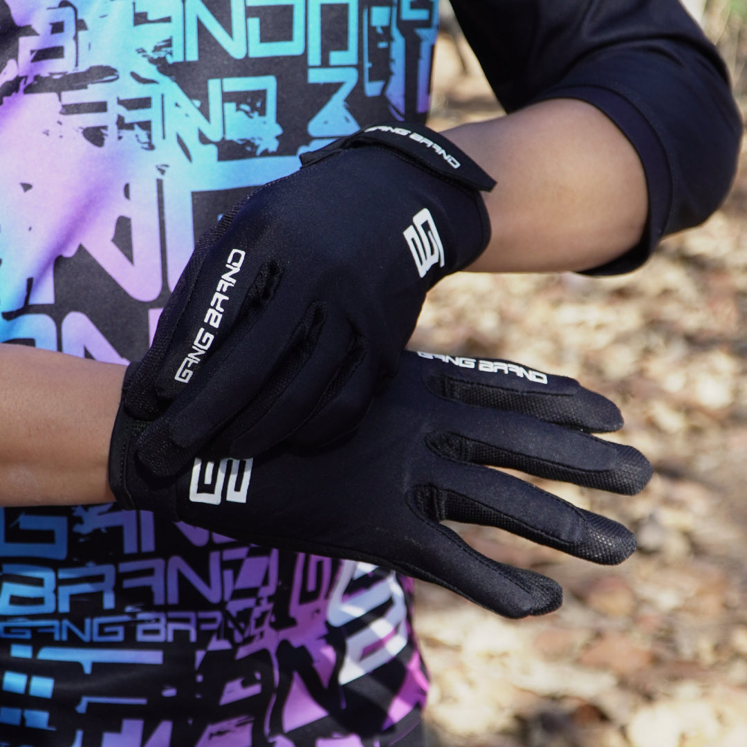 Guantes GangBrand Traxion Pro Negro/Blanco