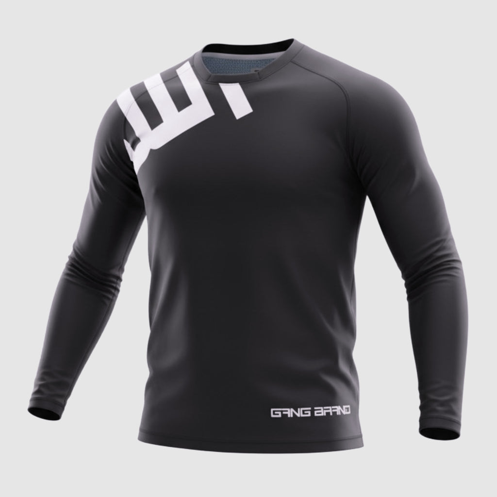 Jersey GangBrand MTB Manga Larga Negro