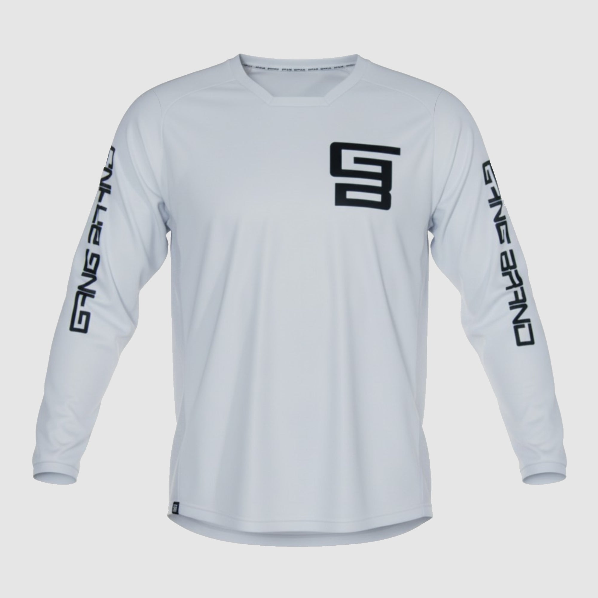 Jersey GangBrand MTB Manga Larga Blanco