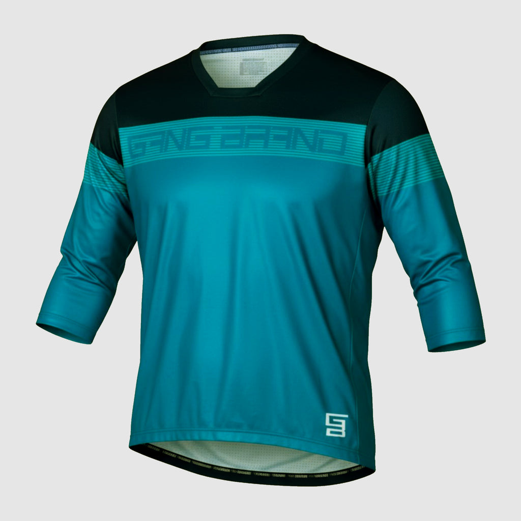 Jersey GangBrand MTB Manga 3/4 Verde