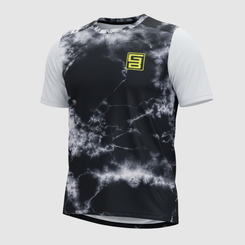 Jersey GangBrand MTB Manga Corta Smoke & White