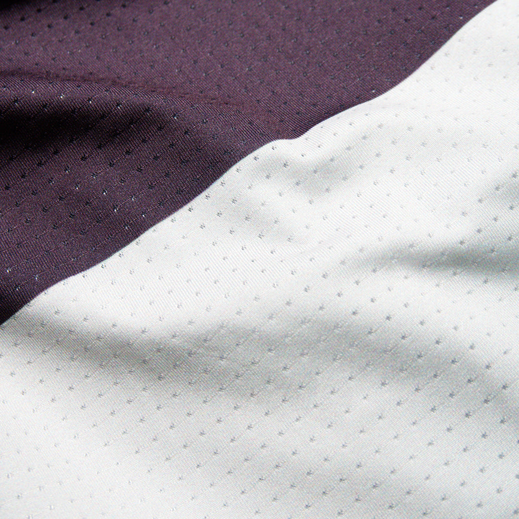 Jersey GangBrand MTB Manga Corta Beige/Uva/Negro