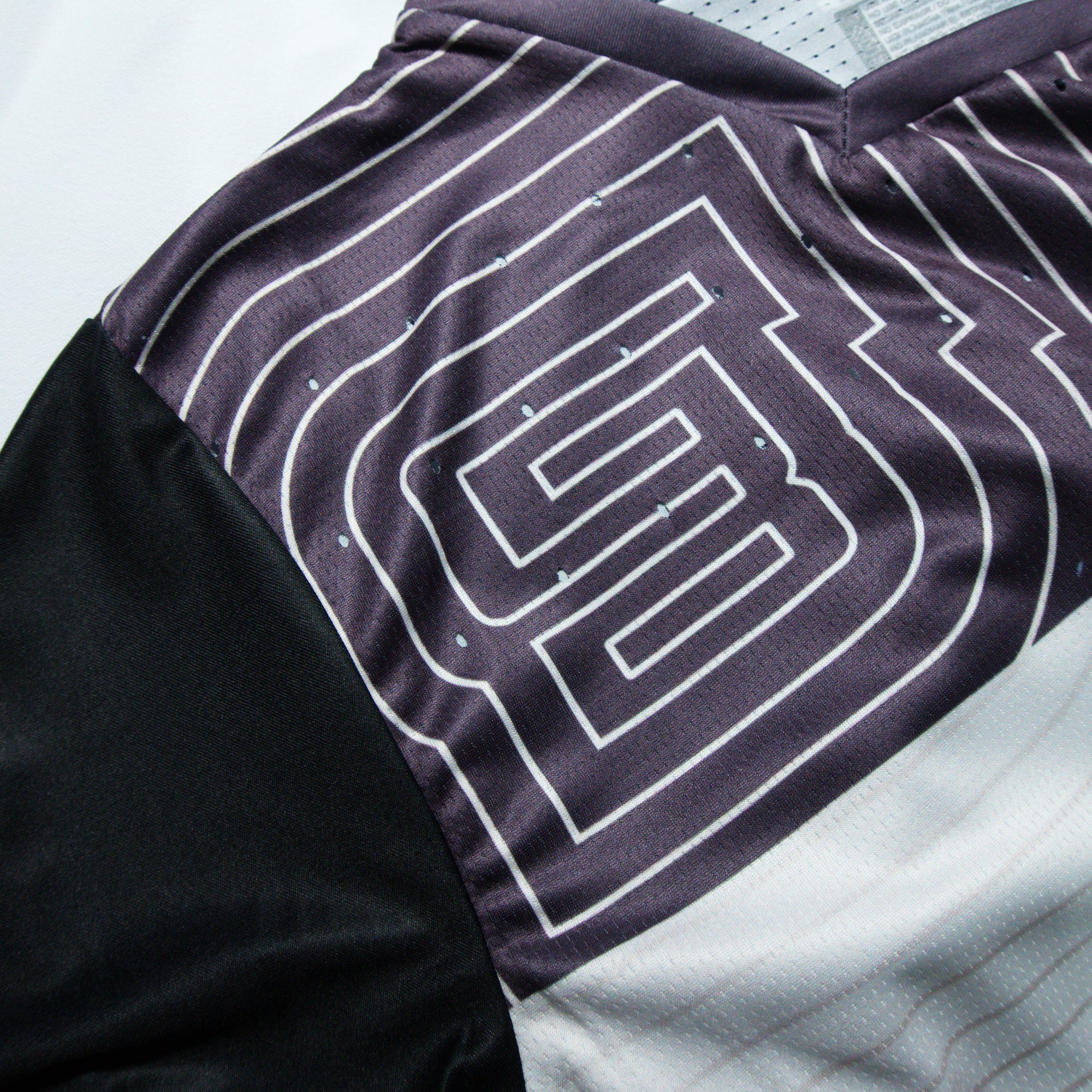 Jersey GangBrand MTB Manga Corta Beige/Uva/Negro