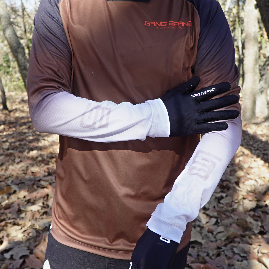 Jersey GangBrand MTB Manga Larga Café Degradado