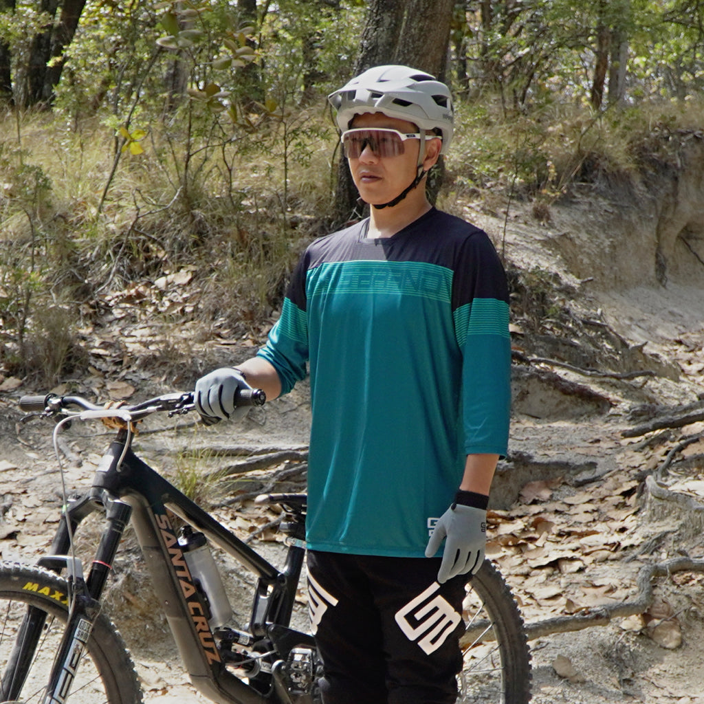 Jersey GangBrand MTB Manga 3/4 Verde