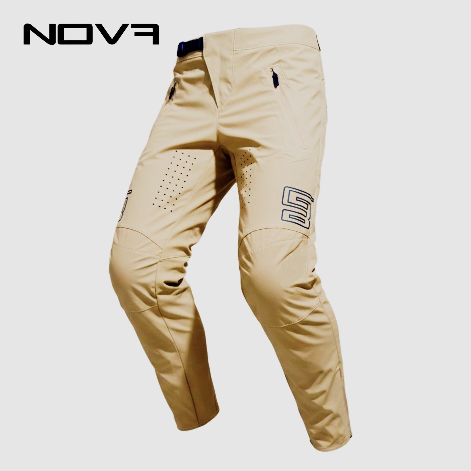 Pantalón GangBrand MTB Downhill/Enduro Nova Caqui