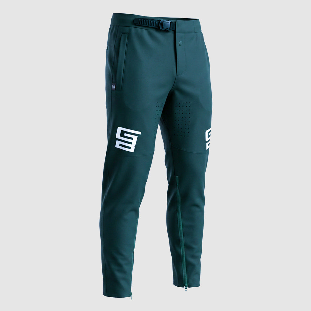 Pantalón GangBrand MTB Downhill/Enduro Clásico Verde Oscuro
