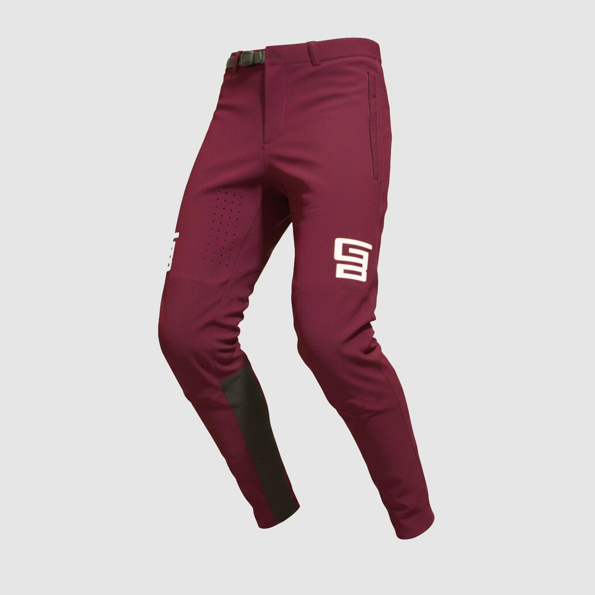 Pantalón GangBrand MTB Downhill/Enduro Clásico Tinto